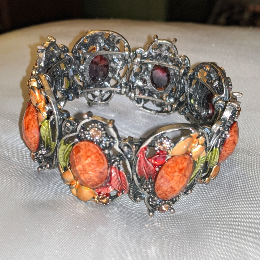Gorgeous Vintage Beetle Cuff Bracelet